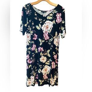 Yumi Kim Sz M Black Floral Love Song Livi Shift Spring Summer Dress